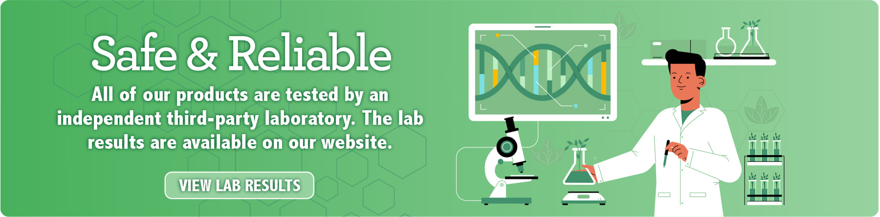 Lab tested for safety and reliability